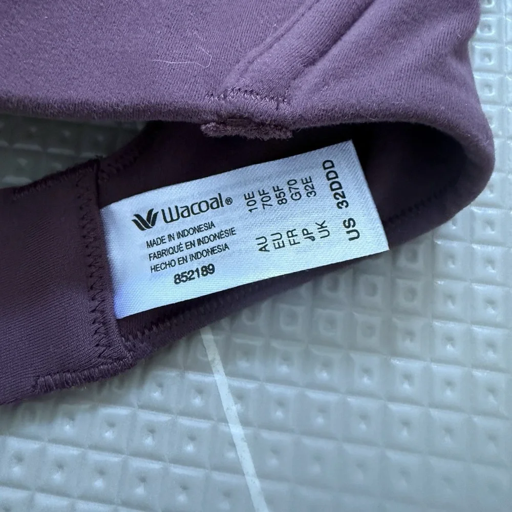 NEW Wacoal How Perfect Wire Free T-shirt Bra 32DDD‎ Purple
